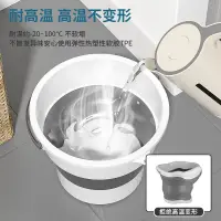 在飛比找蝦皮購物優惠-水桶 塑膠桶 透明儲水桶 洗澡桶 学生水桶 加厚 折疊水桶戶