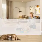 JORAGO 3m Wide Retractable Safety Gate, 85cm High, Extra Wide.