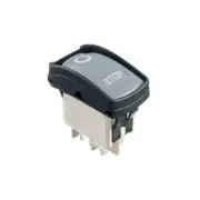 APEM KH147AAZXXG12N Illuminated DPDT Latching Rocker Switch Panel Mount IP69K