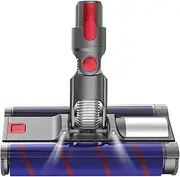 Brush with Double Roller Compatible with Dyson V7 V8 V10 V11 Floor Nozzle Electric Brush 360° Movable Designed for Hard Floors