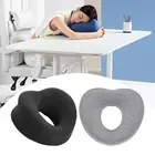 Memory Foam Travel Neck Pillow Face Cushion Headrest Desk Napping Pillow