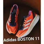 SNS SNS ADIZERO BOSTON 11減震防滑耐磨回彈低幫戶外休閒運動跑鞋男女橙色AWF4 DSJB