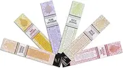 SVATV :: Hand Rolled Masala Incense Stick 15g Pack 6 Fragrance (Nagchampa, Sandalwood, Lavender, Rose, Musk, Jasmine) Made in India