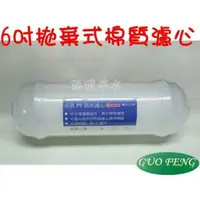 在飛比找蝦皮購物優惠-水專家-6吋小T型拋棄式PP棉質濾心 .適用加捷、大同等能量