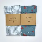 J Crew Boxers Men's XL 2 Pair Red Solo Cup & Blue Check Box Boxer Shorts