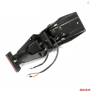 Casytw 摩托車擋泥板尾燈 12V 後擋泥板 LED 尾燈煞車燈牌照燈適用於越野摩托車越野車