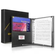Choral Music Holder, Sheet Music Folder with 20 Sleeves, Choir Folder with