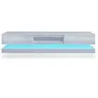 Modern High Gloss Led Rgb Tv Entertainment Unit With Storage 220Cm White TV Stan