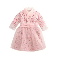 在飛比找momo購物網優惠-【Baby 童衣】任選 長袖洋裝 韓國女童傳統韓服 8203