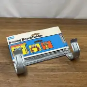Vintage NOS Ironing Board Holder Hangs On Door Organizer Hanging Hoses 1980s