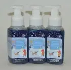 3 BATH & BODY WORKS FROSTED COCONUT SNOWBALL GENTLE FOAMING HAND SOAP WASH BLUE