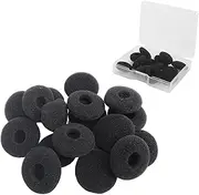 EKIND 24 PCS Sponge Soft Earbuds Cover Pads Replacement for Earphone MP3 MP4 Stereo Headsets Protective Accessories Cap (Black)