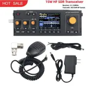 HF SDR Transceiver QRP Transceiver Ham Radio HamGeek MCHF V0.6.3 w/Power + Mic