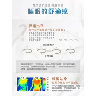 ENNE 遠紅外線銀離子科技羽絲絨羊毛被 1.6Kg 台灣製 四季被 發熱被 棉被 B0711 現貨 廠商直送