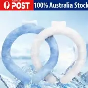 Neck Cooling Ring Cool Tube Wearable Cooling Wrap Cold Gel Ice Packs Summer