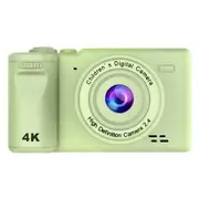 2.4-inch Digital Camera with 1080P Front and Rear HD Cameras 8x Digital Zoom,Photo and Video Recording Capabilities Color Green