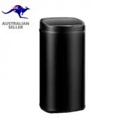 Rubbish Bin 68L Sensor Sliver Stainless Steel Body Kitchen Trash Bins, Home Appl