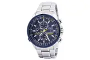 Citizen World Chronograph AT8020-54L Eco-Drive Blue Angels Radio Controlled Men's Watch