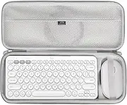 Aproca Grey Hard Travel Storage Case, for LogitechPebble 2 Combo K380 K380s Bluetooth Keyboard and Logitech Pebble M350 i345 Mouse (Case Only)