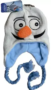 Disney Frozen OLAF Beanie Hat Stocking Cap OSFM One Size Fits Most Kids - NEW