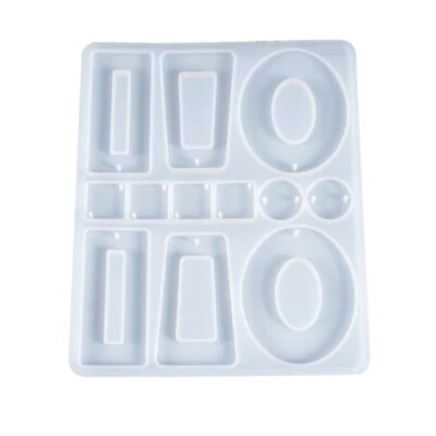 Crystal Epoxy Resin Mold Earrings Pendant Casting Silicone Mould DIY Tool