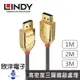 LINDY DP線1.4 GOLD LINE DISPLAYPORT 1.4版 公對公傳輸線1米/2米/3米 36291