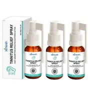 1-3X Tinnitus Spray Ear Ringing Relief Relieving Ear Drops Hearing 30ml 3pcs