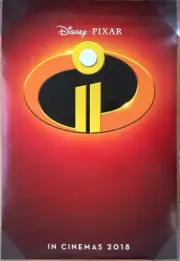 INCREDIBLES 2 MOVIE POSTER DS ORIGINAL INTL Advance 27x40 SAMUEL L. JACKSON