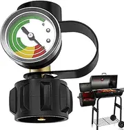 Effortless Setup Propane Tank Gauge - Propane Tank Gauge, Handwheel | Levels Indicator for Tanks, Pressure, Heavy Duty Cylinder Gauges for Heater and More Appliance