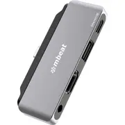 MBEAT UCDP6 Elite Mini 4-In-1 USB-C Hub 4K HDMI Pd 3.5Mm