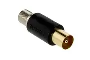 PUDNEY P3506 Coaxial Plug to F Socket Adapter
