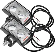 iplusmile 1 Pair LED Flashing Lights for Cars Off Road High Durability Enhanced Visibility