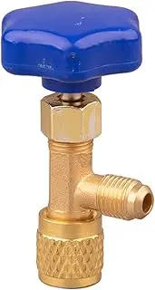 CT-341 Refrigeration Valve, Copper Refrigerant Control Adapter with Male Thread for Air Conditioning Charging System, HVAC Repair Tool