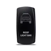 CH4X4 Rocker Switch for Jeep Cherokee XJ Roof Light Bar Symbol - Green LED