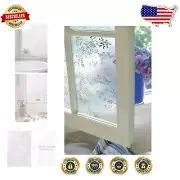 Elegant Textured Glass Privacy Film | Static Cling & UV Protection | 36x72