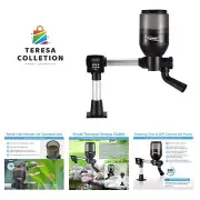 LCD Control Automatic Pond Fish Feeder, Capacity 5.5L，DC 12V