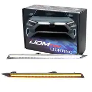 Upper Grille Insert Fit Switchback LED Daytime Running Light For 19+ Toyota RAV4 (for: Toyota)