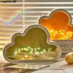 INS DIY CLOUD TULIP MIRROR ORNAMENT HANDMADE SMALL NIGHT LIG