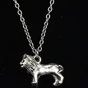 [ZOJK] Necklace 23X15Mm Lion Pendants Short Long Women Men Colar Choker Jewelry Gift