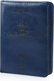Passport Holder Compact RFID Passport Wallet Passport Protector Lightweight Leat