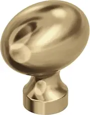 [Amerock] BP53014CZ | Cabinet Knob | Matte Black | 1-3/8 inch (35 mm) Length | Vaile | 1 Pack | Drawer Knob | Cabinet Hardware