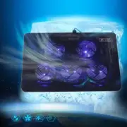 Ice V5 5 Fans Colour USB Port Laptop notebook Cooling stand 14 15 17 Inch Cooler