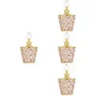 4 Count Perfume Bottle Essential Oil Bottles with Dropper Sample