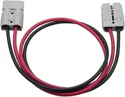 50A Anderson Plug with 6AWG 1.2M Wire Anderson Plug Kit for Cars, New Energy, Industry, and More
