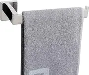 NearMoon Square Hand Towel Holder/Towel Ring, Premium SUS304 Stainless Steel Hand Towel Bar Rustproof Wall Mounted Towel Rack for Bathroom/Kitchen, Contemporary Style Bath Accessory (Chrome Finish)