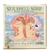 Vintage Crabtree & Evelyn Sea Shell Soap with Jojoba Oil, 0.9 oz, NOS