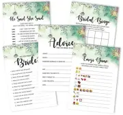 Inkdotpot Bachelorette Party Games Set Bundle Of 5 (Activities for-Xct