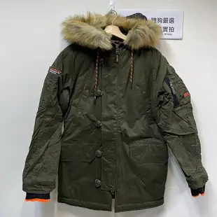 跩狗嚴選 極度乾燥 Superdry 男款 M51 Parka 長版 軍綠 超細纖維 軍裝夾克 外套 連帽 風衣 防風保暖 派克 N3B sdx