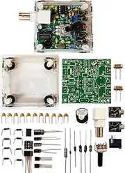[LJJDSLYU] Pixie CW QRP Ham Amateur Shortwave Radio Transceiver 7.023 7.050 Mhz DIY Kits with Transparent Acrylic Shell