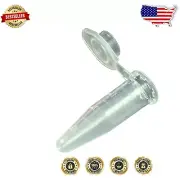 1000 Pack of 1.5 mL Microcentrifuge Tubes - High RCF, Snap Cap, Lab Essential